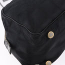 CHANEL New Travel Line Tote Bag Canvas Black Gold CC Auth 183560-15