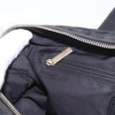 CHANEL New Travel Line Tote Bag Canvas Black Gold CC Auth 183560-20