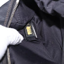 CHANEL New Travel Line Tote Bag Canvas Black Gold CC Auth 183560-12