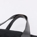 CHANEL New Travel Line Tote Bag Canvas Black Gold CC Auth 183560-8