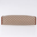 CELINE Macadam Clutch Bag PVC Beige Gold Auth 183561A-7
