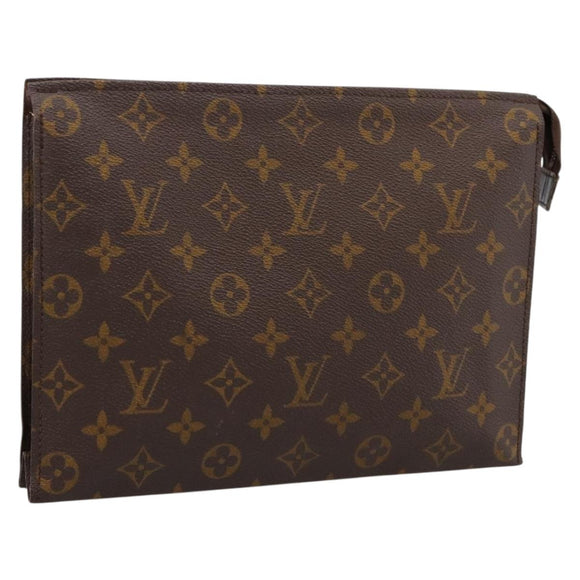 LOUIS VUITTON Monogram Poche Toilette 26 Pouch M47542 LV Auth 183563