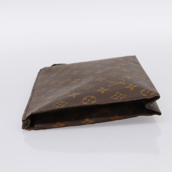 LOUIS VUITTON Monogram Poche Toilette 26 Pouch M47542 LV Auth 183563