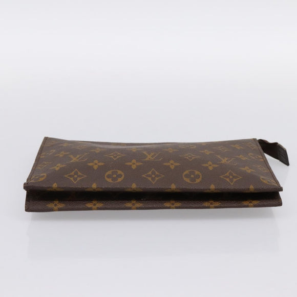 LOUIS VUITTON Monogram Poche Toilette 26 Pouch M47542 LV Auth 183563