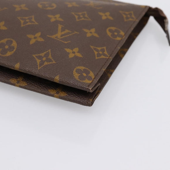 LOUIS VUITTON Monogram Poche Toilette 26 Pouch M47542 LV Auth 183563