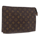 LOUIS VUITTON Monogram Poche Toilette 26 Pouch M47542 LV Auth 183564-1