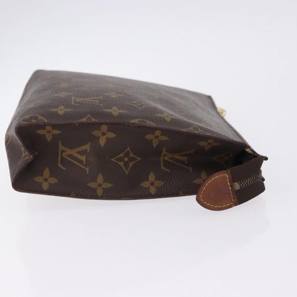 LOUIS VUITTON Monogram Poche Toilette 26 Pouch M47542 LV Auth 183564