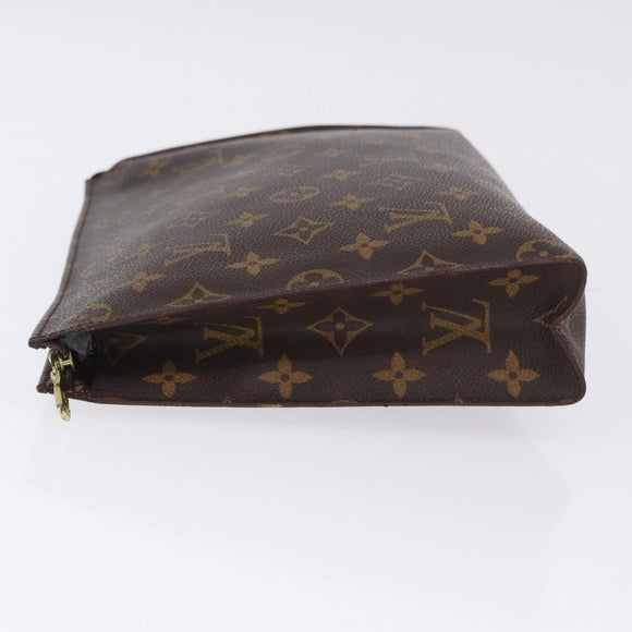 LOUIS VUITTON Monogram Poche Toilette 26 Pouch M47542 LV Auth 183564