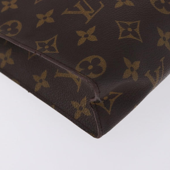 LOUIS VUITTON Monogram Poche Toilette 26 Pouch M47542 LV Auth 183564