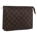 LOUIS VUITTON Monogram Poche Toilette 26 Pouch M47542 LV Auth 183565-1