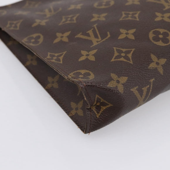 LOUIS VUITTON Monogram Poche Toilette 26 Pouch M47542 LV Auth 183565