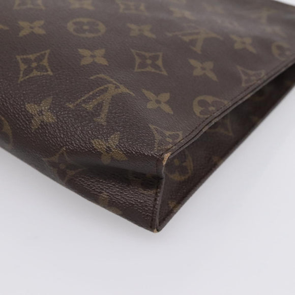 LOUIS VUITTON Monogram Poche Toilette 26 Pouch M47542 LV Auth 183566