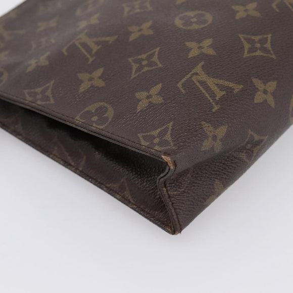 LOUIS VUITTON Monogram Poche Toilette 26 Pouch M47542 LV Auth 183566