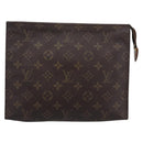 LOUIS VUITTON Monogram Poche Toilette 26 Pouch M47542 LV Auth 183566-13