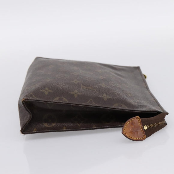 LOUIS VUITTON Monogram Poche Toilette 26 Pouch M47542 LV Auth 183566