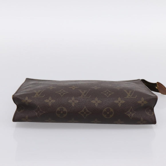 LOUIS VUITTON Monogram Poche Toilette 26 Pouch M47542 LV Auth 183566