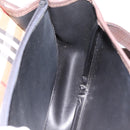 Burberrys Nova Check Shoulder Bag Canvas Beige Gold Auth 183568-16