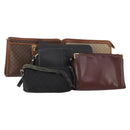 Burberrys Celine Gucci Cartier GG Canvas Macadam Canvas Bag 2 Set Auth 183570-1