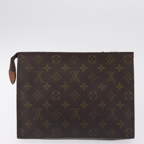 LOUIS VUITTON Monogram Poche Toilette 26 Pouch 4 Set M47542 LV Auth 183571