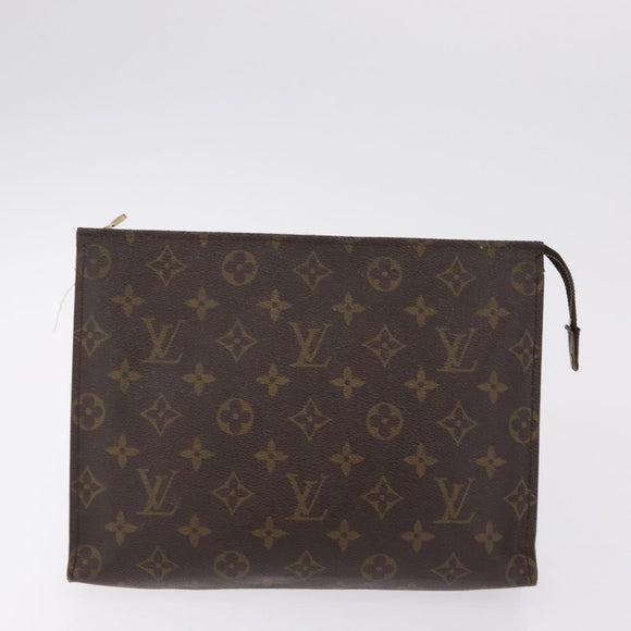 LOUIS VUITTON Monogram Poche Toilette 26 Pouch 4 Set M47542 LV Auth 183571