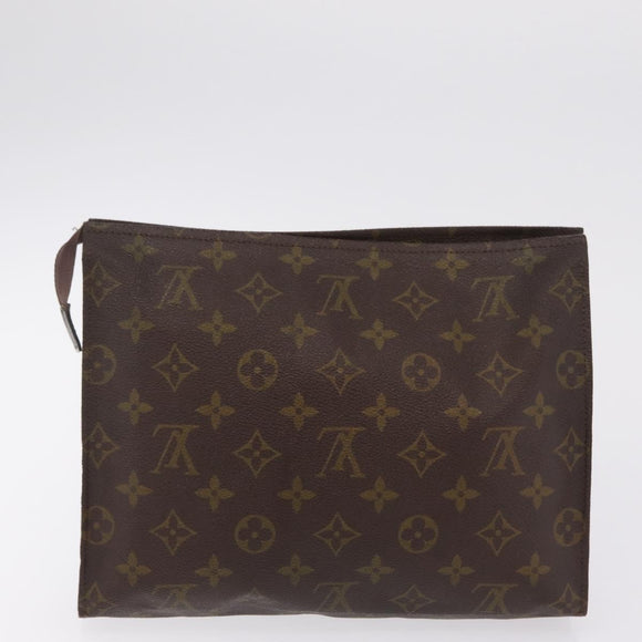 LOUIS VUITTON Monogram Poche Toilette 26 Pouch 4 Set M47542 LV Auth 183571