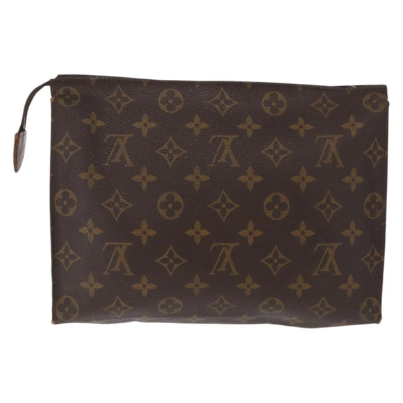 LOUIS VUITTON Monogram Poche Toilette 26 Pouch 4 Set M47542 LV Auth 183571