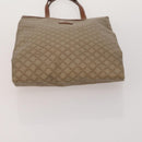 CELINE Macadam Canvas Shoulder Bag PVC Leather 6 Set Brown Beige Auth 183573-10
