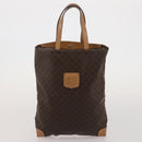 CELINE Macadam Canvas Shoulder Bag PVC Leather 6 Set Brown Beige Auth 183573-18