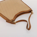 CELINE Macadam Canvas Shoulder Bag PVC Leather 6 Set Brown Beige Auth 183573-23