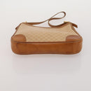 CELINE Macadam Canvas Shoulder Bag PVC Leather 6 Set Brown Beige Auth 183573-24