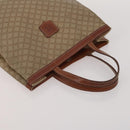 CELINE Macadam Canvas Shoulder Bag PVC Leather 6 Set Brown Beige Auth 183573-9