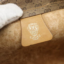 GUCCI Micro GG Supreme Umhängetasche PVC Beige Gold Auth 183600-14