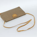 GUCCI Micro GG Supreme Umhängetasche PVC Beige Gold Auth 183600-7