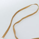 GUCCI Micro GG Supreme Umhängetasche PVC Beige Gold Auth 183600-8