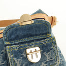 LOUIS VUITTON Monogram Denim Buggy PM Shoulder Bag Blue M95049 LV Auth 183601SAV-17