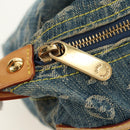 LOUIS VUITTON Monogram Denim Buggy PM Shoulder Bag Blue M95049 LV Auth 183601SAV-21