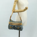 LOUIS VUITTON Monogram Denim Buggy PM Shoulder Bag Blue M95049 LV Auth 183601SAV-28