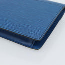 LOUIS VUITTON Epi Montaigne 23 Clutch Bag Blue M52665 LV Auth 183602-15