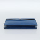 LOUIS VUITTON Epi Montaigne 23 Clutch Bag Blue M52665 LV Auth 183602-6