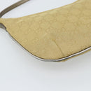 GUCCI GG Canvas Shoulder Bag Gold 005 0813 Auth 183603-16