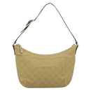 GUCCI GG Canvas Shoulder Bag Gold 005 0813 Auth 183603-13