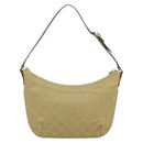 GUCCI GG Canvas Shoulder Bag Gold 005 0813 Auth 183603-2