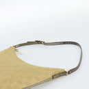 GUCCI GG Canvas Shoulder Bag Gold 005 0813 Auth 183603-8