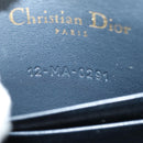 Christian Dior Trotter Canvas Saddle Waist bag Navy Gold Auth 183604M-24