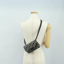 Christian Dior Trotter Canvas Saddle Waist bag Navy Gold Auth 183604M-25