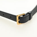 Christian Dior Trotter Canvas Saddle Waist bag Navy Gold Auth 183604M-8