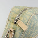 Christian Dior Trotter Canvas Shoulder Bag PVC Light Blue Silver Auth 183605-18