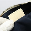 Christian Dior Trotter Canvas Shoulder Bag PVC Light Blue Silver Auth 183605-12