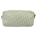 Christian Dior Trotter Canvas Shoulder Bag PVC Light Blue Silver Auth 183605-2