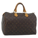 LOUIS VUITTON Monogram Speedy 30 Hand Bag M41526 LV Auth 183606-1